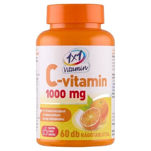 VitaPlus 1x1 Vitaday Vitamin C 1000 mg chewable orange 60x