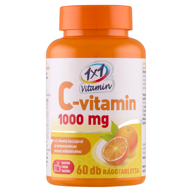 VitaPlus 1x1 Vitaday Vitamin C 1000 mg chewable orange 60x