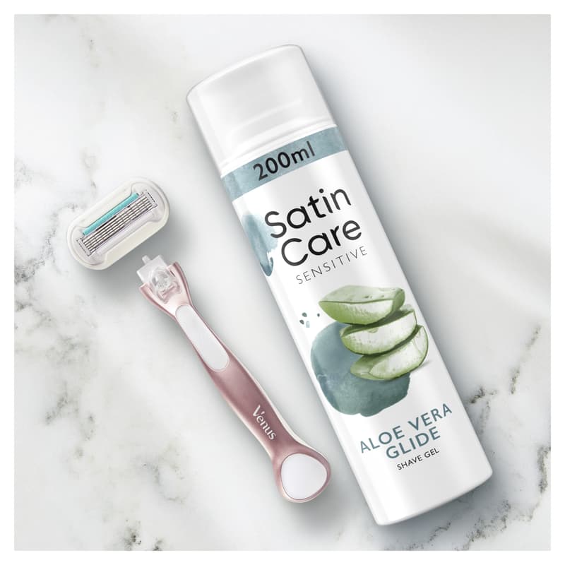 Satin Care Sensitive Aloe Vera Glide Shaving Gel 200ml
