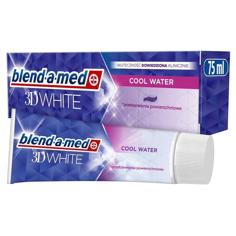 Blend-a-med 3D White Cool Water Toothpaste, 75 ml