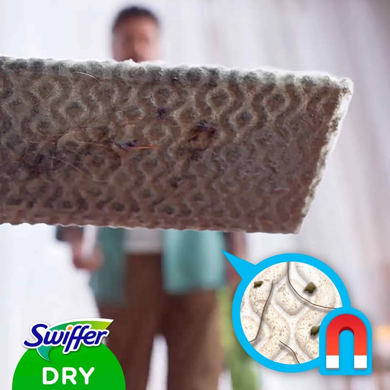 Swiffer Sweeper Dry Floor Pads Refills 72 Counts Traps & Locks Dust
