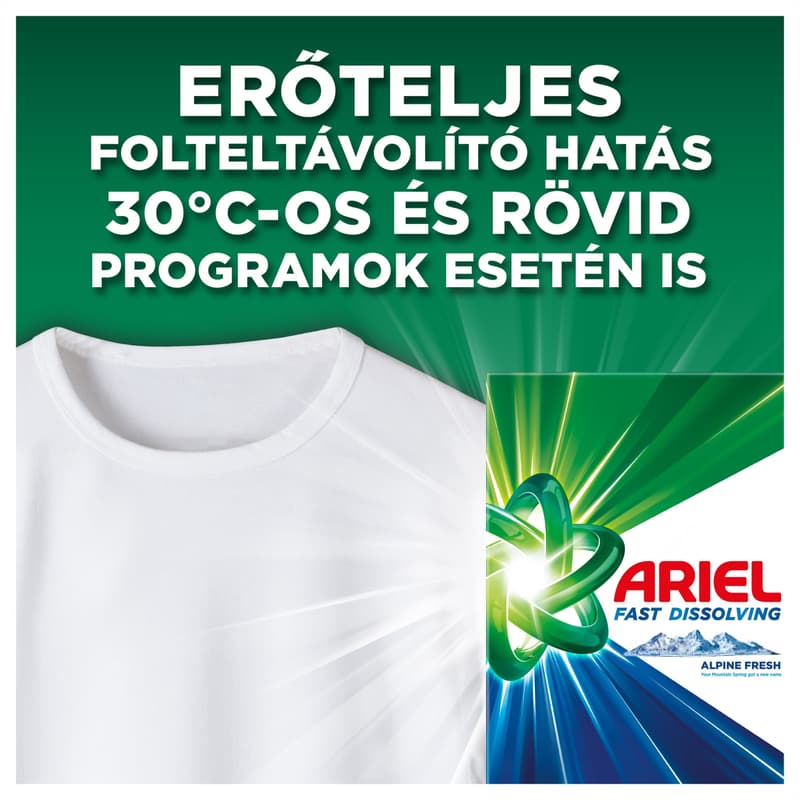 Ariel Washing Powder 1.1 KG kg Washes, Mountain Spring