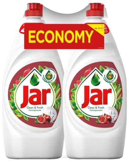 Jar Clean & Fresh Mosogatószer Pomegranate Illatban, 2x900 ml