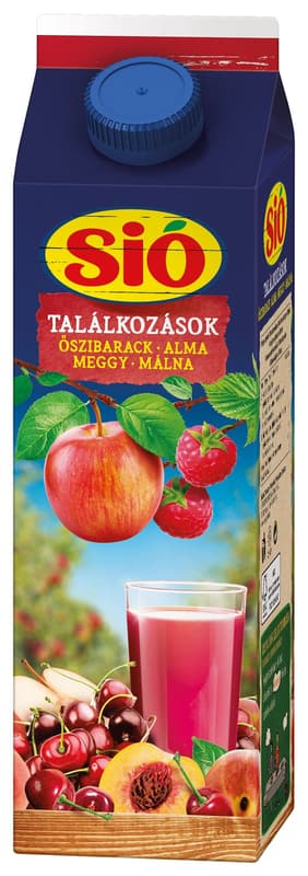 SIÓ Peach-Apple-Cherry-Raspb Drink 12%1L