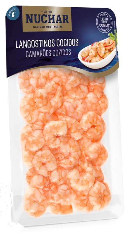 COOKED PRAWNS 200g ASC - LANGOSTINOS COCIDOS