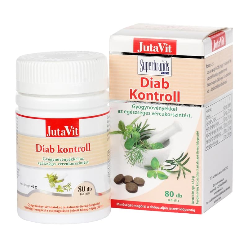 JutaVit Diabetes Control tablets 80x