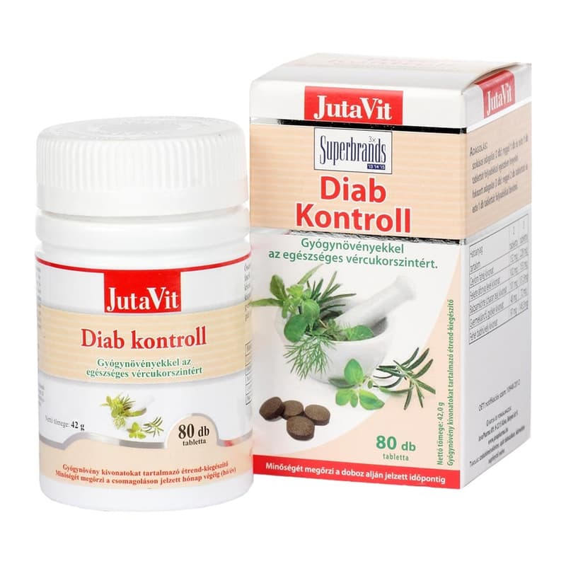 JutaVit Diabetes Control tablets 80x