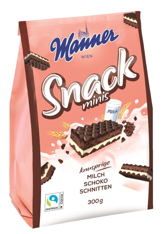 Manner Snack Minis milk chocolate