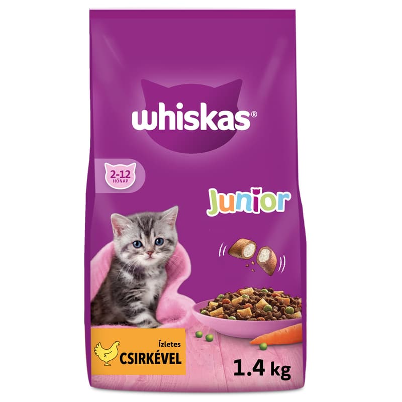 Whiskas Junior Dry Food with Chicken for Kittens