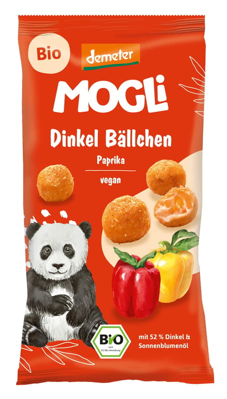 Mogli Organic Spelt Balls with paprika