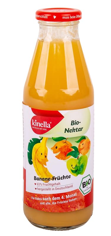 Kinella organic banana-fruit drink 4month