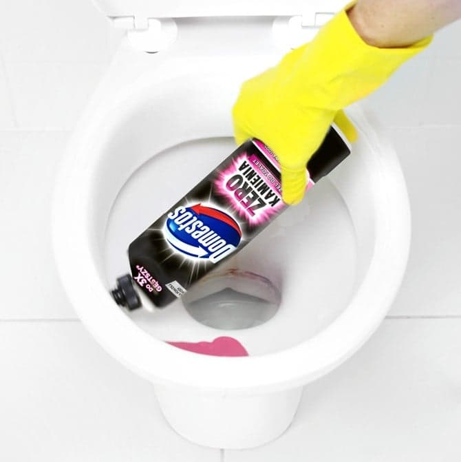 DOMESTOS Zero toilet Pink descaler