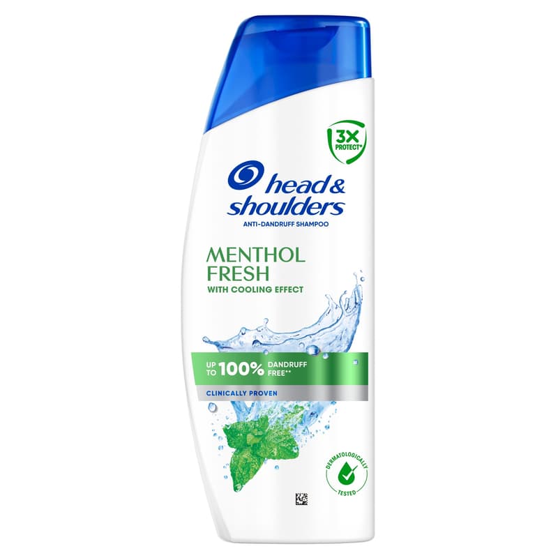 Head & Shoulders Menthol Fresh Korpásodás Elleni Sampon Bármely Hajtípusra, 250 ml
