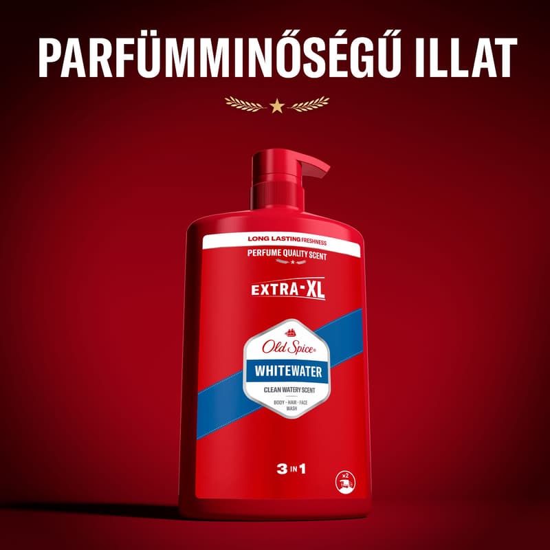 Old Spice Whitewater 3 az 1-ben Tusfürdő és Sampon