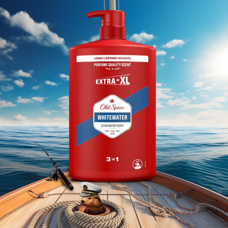 Old Spice Whitewater 3 az 1-ben Tusfürdő és Sampon