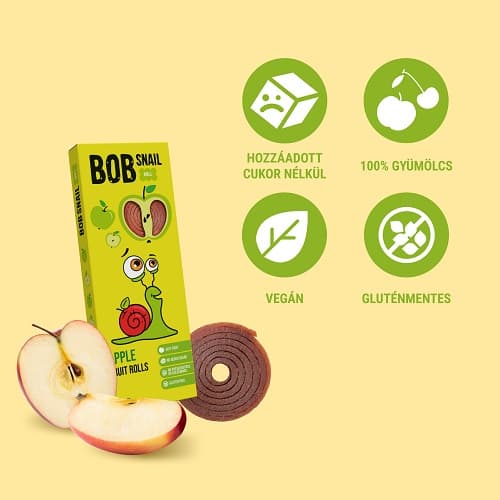 Bob-Snail Natural apple fruit rolls 30g