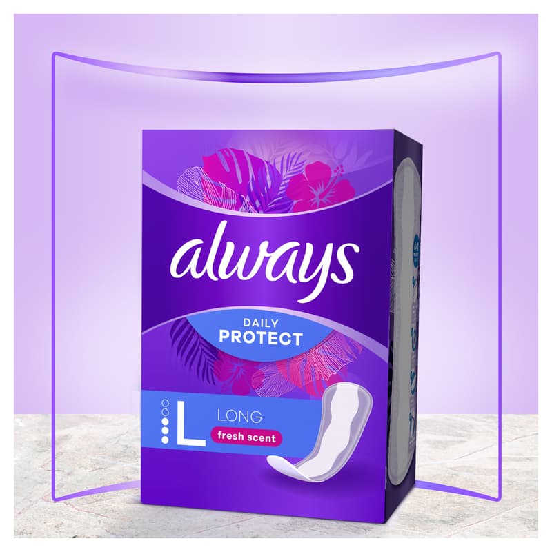 Always Daily Protect Fresh Scent Long 48ct