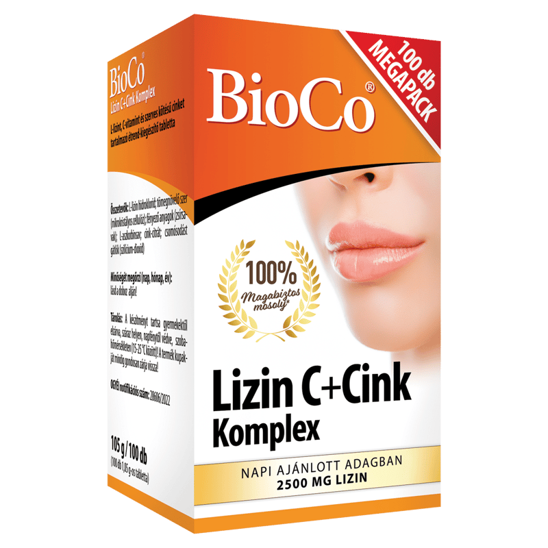 Bioco Lizin C+Cink Complex tablets 100x