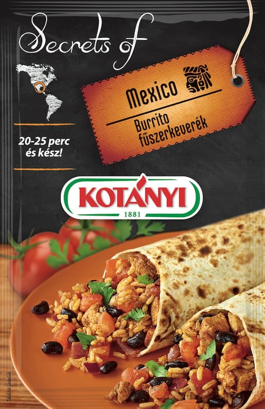KOTÁNYI Secrets of Mexico - Burritos spice mix