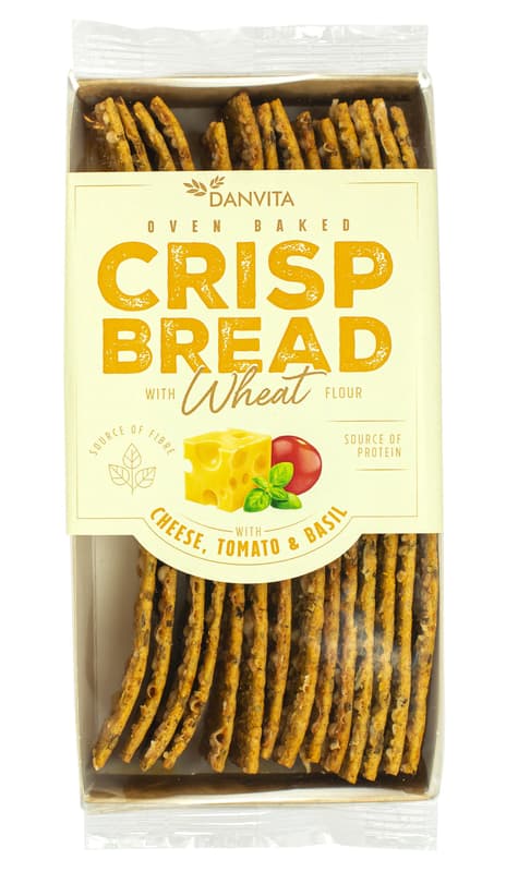 Danvita Oven Baked Crisp Bread with Tomato & Basil