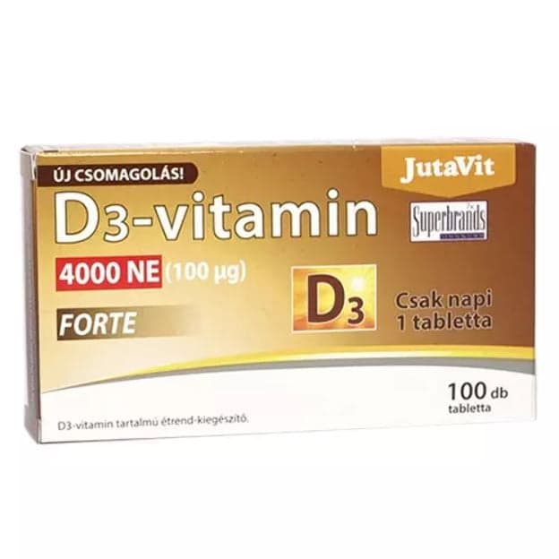 JutaVit Vitamin D3 4000NE FORTE tablets 100x