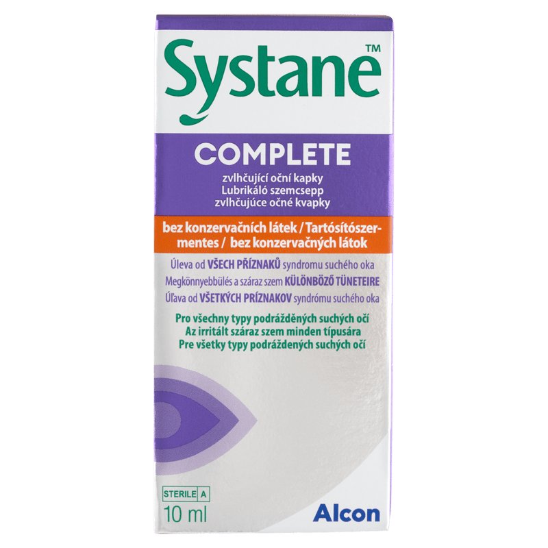 Systane Complete preservative free lubricating eye drops 10ml