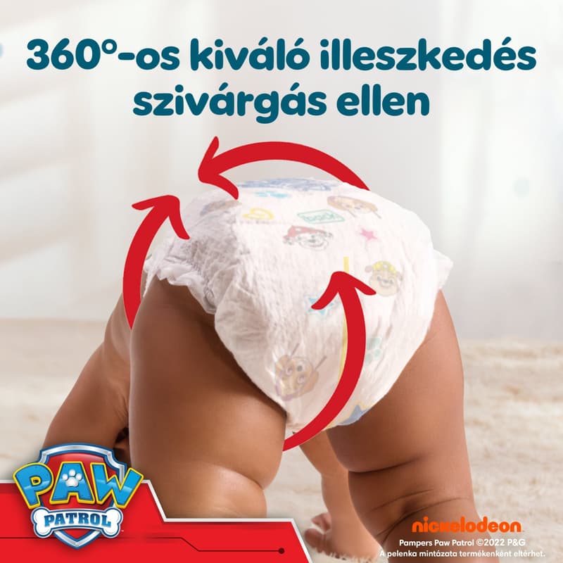 Pampers Baby-Dry Pants Paw Patrol Edition Size 5, 66 Nappies, 12kg - 17kg
