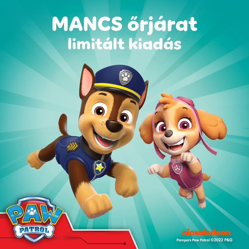 Pampers Baby-Dry Pants Paw Patrol Edition Size 5, 66 Nappies, 12kg - 17kg