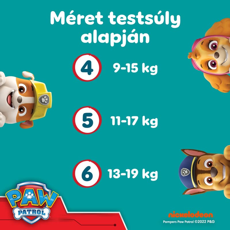 Pampers Baby-Dry Pants Paw Patrol Edition Size 5, 66 Nappies, 12kg - 17kg