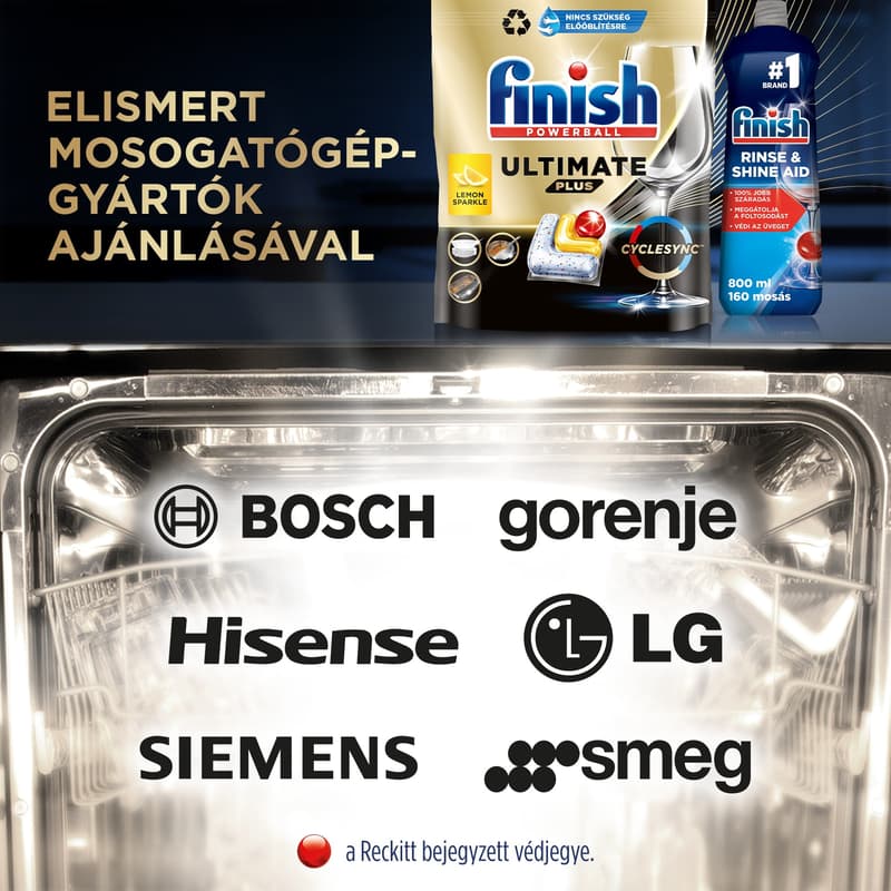 Finish Ultimate Plus All in 1 dishwasher-capsules, Lemon, 90pcs