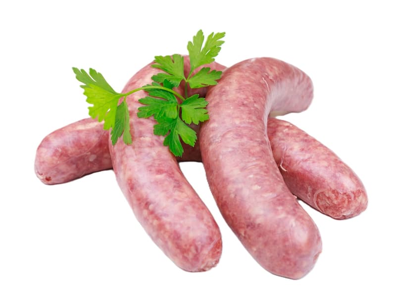 Fresh Angus beef garlic grilled sausage