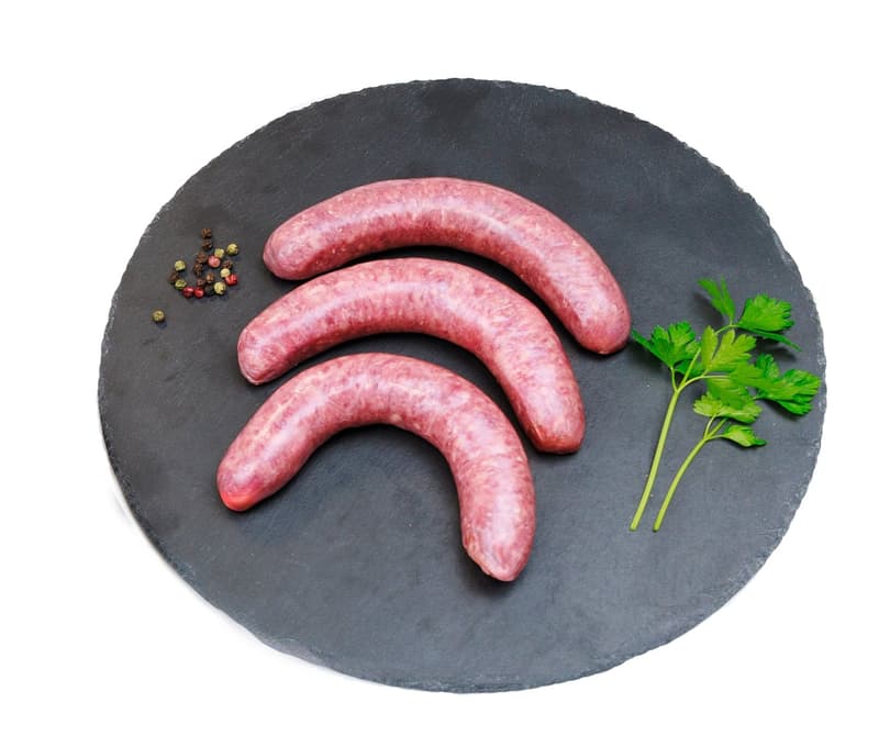 Fresh Angus beef garlic grilled sausage