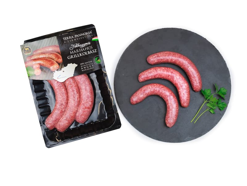 Fresh Angus beef garlic grilled sausage