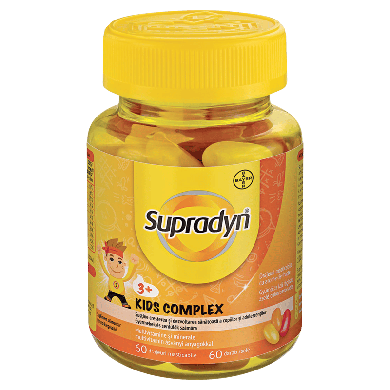 Supradyn Kids Complex multivitamin zselé cukorbevonattal 60 db