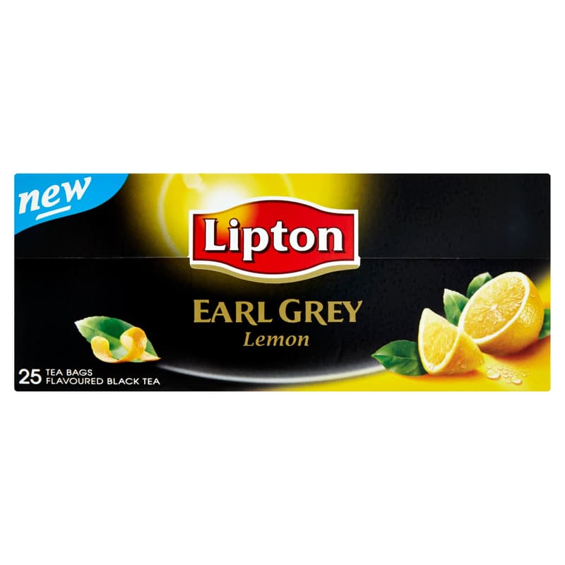 Lipton Earl Gray lemon flavored black tea