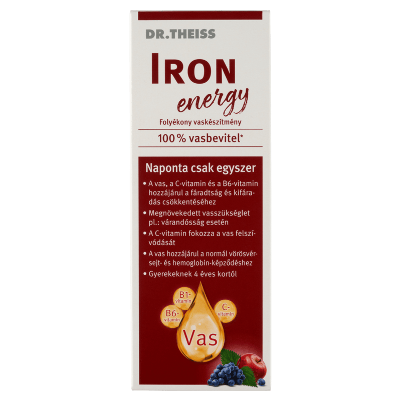 Dr.Theiss Iron Energy vaskészítmény 250ml