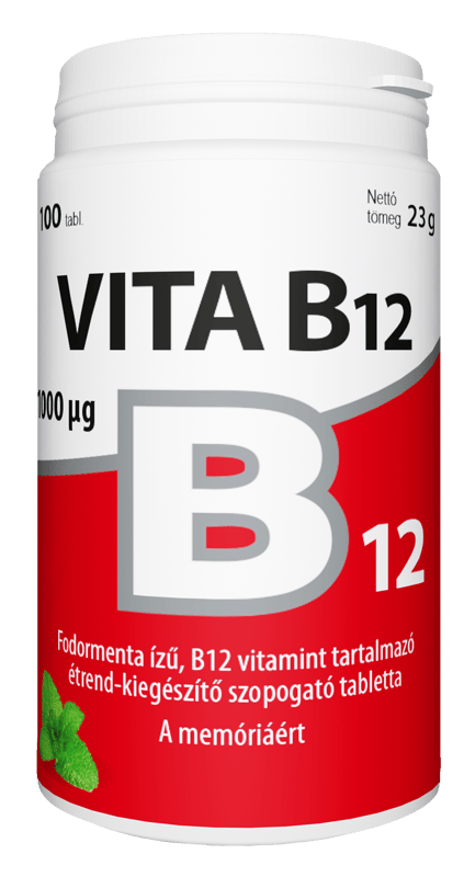 Vitablans Vita B12-vitamin 1000 mcg tabletta 100 db