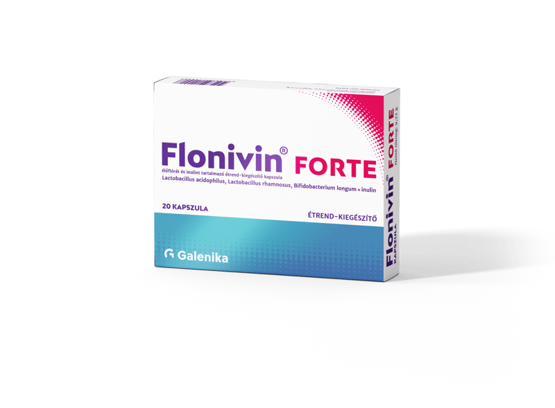 Flonivin Forte élőflóra inulin kapszula 20 db