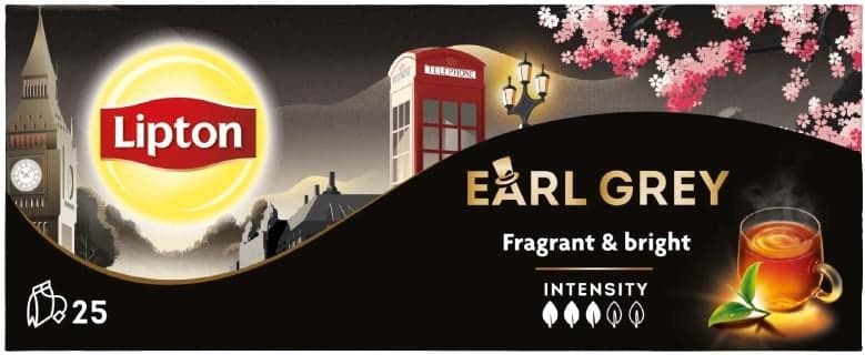 Lipton Earl Gray bergamot flavored black tea