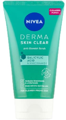 NIVEA DERMA SKIN CLEAR Tisztító Hatású Bőrradír