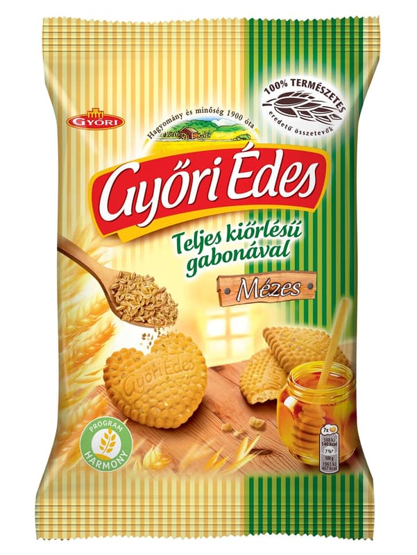 Győri Édes whole grain, honey shortbread cookies