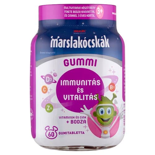 Walmark Martians Gummi elderberry multivitamin gummy tablets 60 pcs