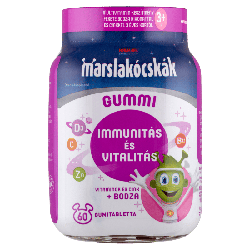 Walmark Martians Gummi elderberry multivitamin gummy tablets 60 pcs