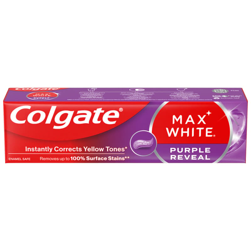 COLGATE TOOTHPASTE MAX WHITE ONE PURPLE