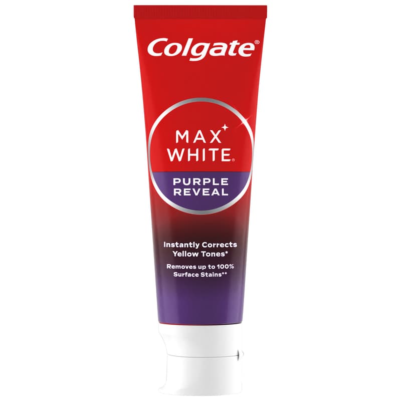 COLGATE TOOTHPASTE MAX WHITE ONE PURPLE
