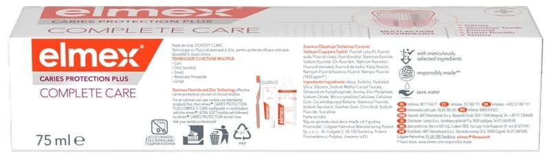 ELMEX TOOTHPASTE CARIES PROTECTION COMPLETE CARE