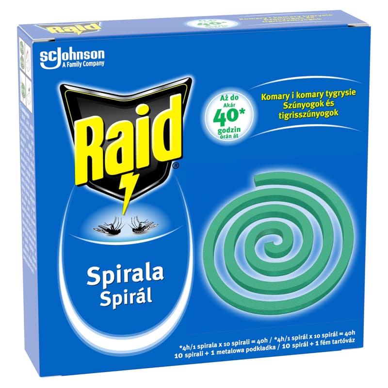 Raid® Szúnyogirtó spirál