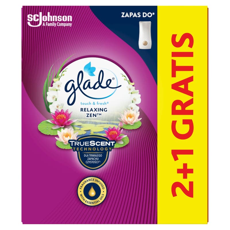 Glade® Touch & Fresh® utántöltő 2+1 Japán Kert