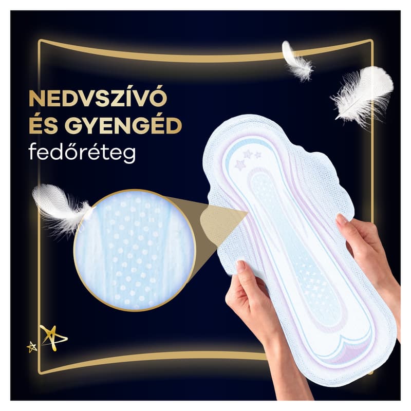 Always Ultra Sanitary Towels Secure Night Extra (Size 5) Wings, 10 ct