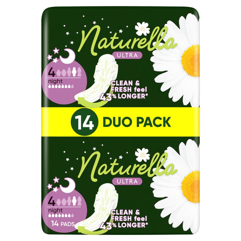 Naturella Ultra Night Egészségügyi Betét, 4-es méret
